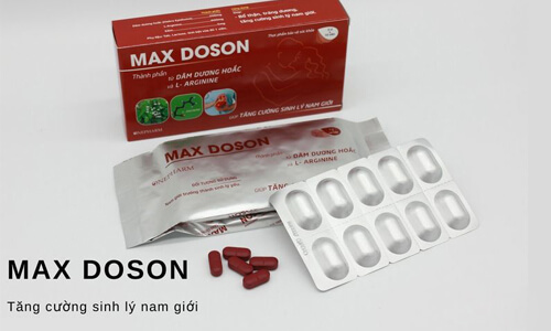 max doson chống xuất tinh sớm